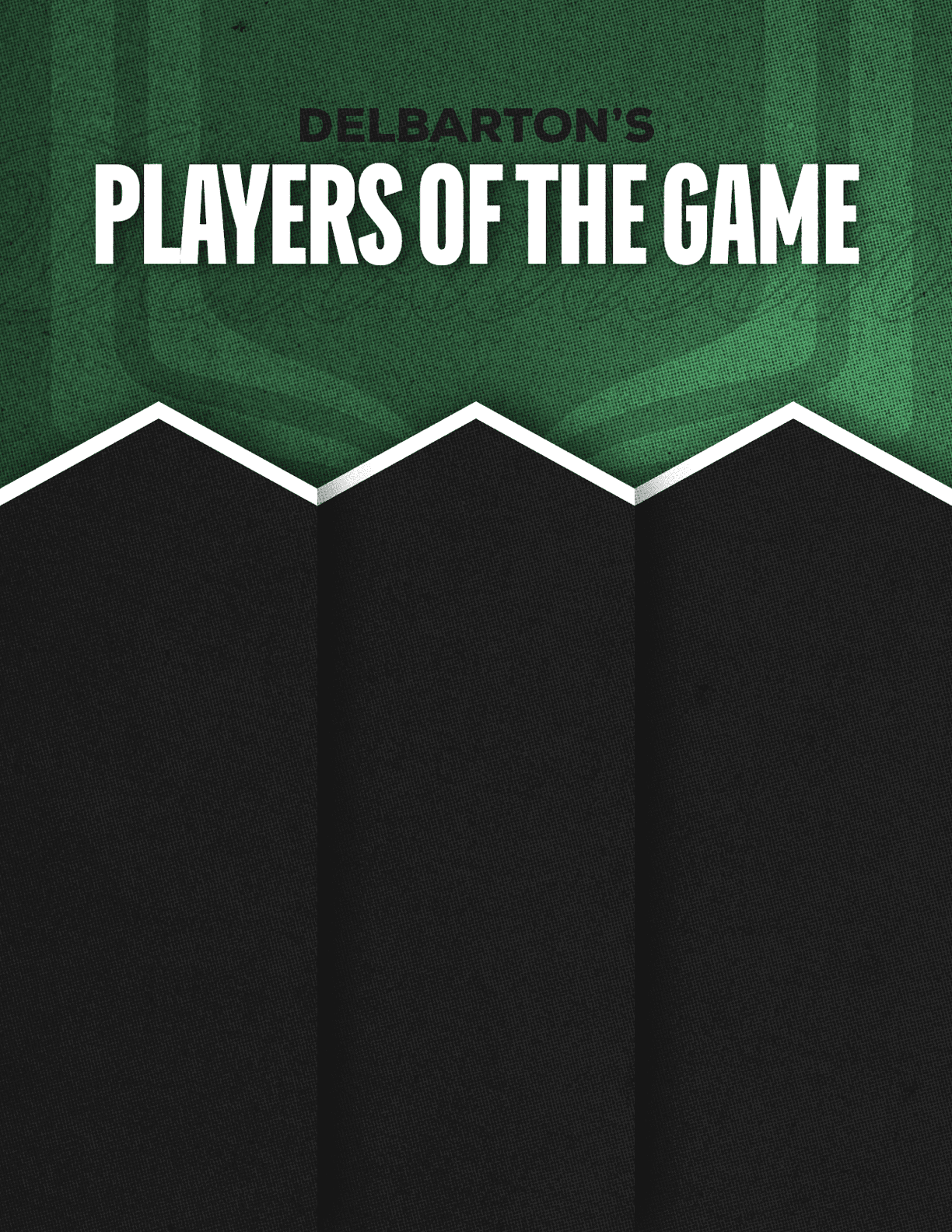 A red and black poster with the words “Sun Prairie East's Players of the Game" written on it. Description generated by AI