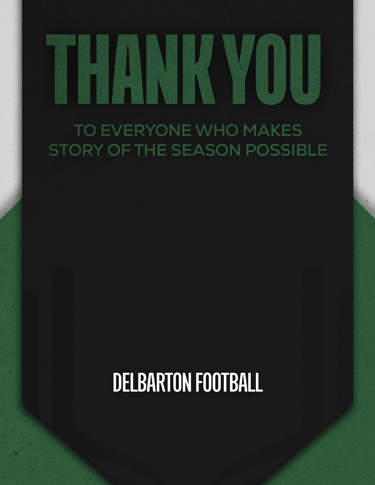 A black and red sign that says “Thank You" on it. Description generated by AI