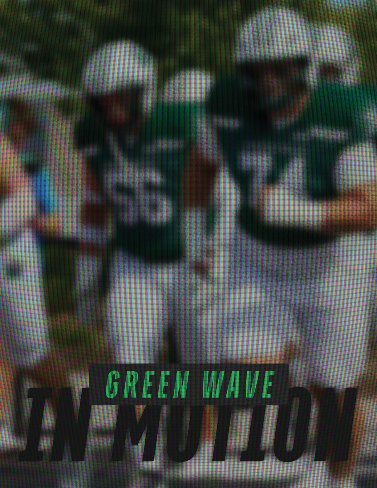 A football team in green and yellow uniforms. Description generated by AI
