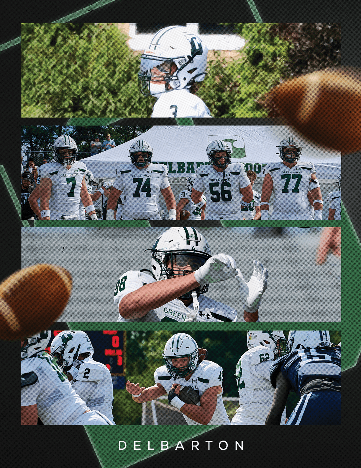 A poster for Mountain Vista's Players of the Game. Description generated by AI