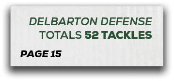 page 15,delbarton defense TOTALS 52 tACKLE