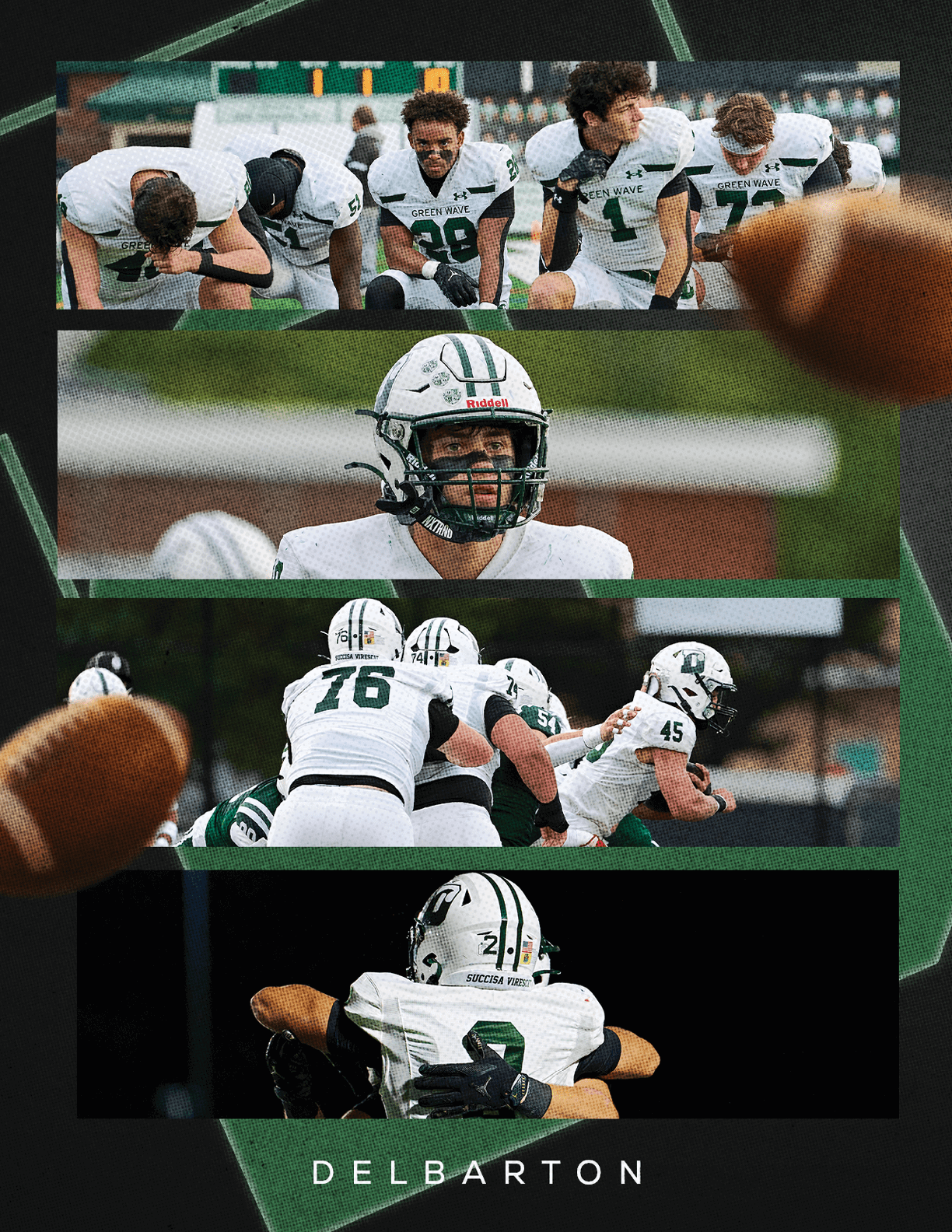 A poster for Mountain Vista's Players of the Game. Description generated by AI