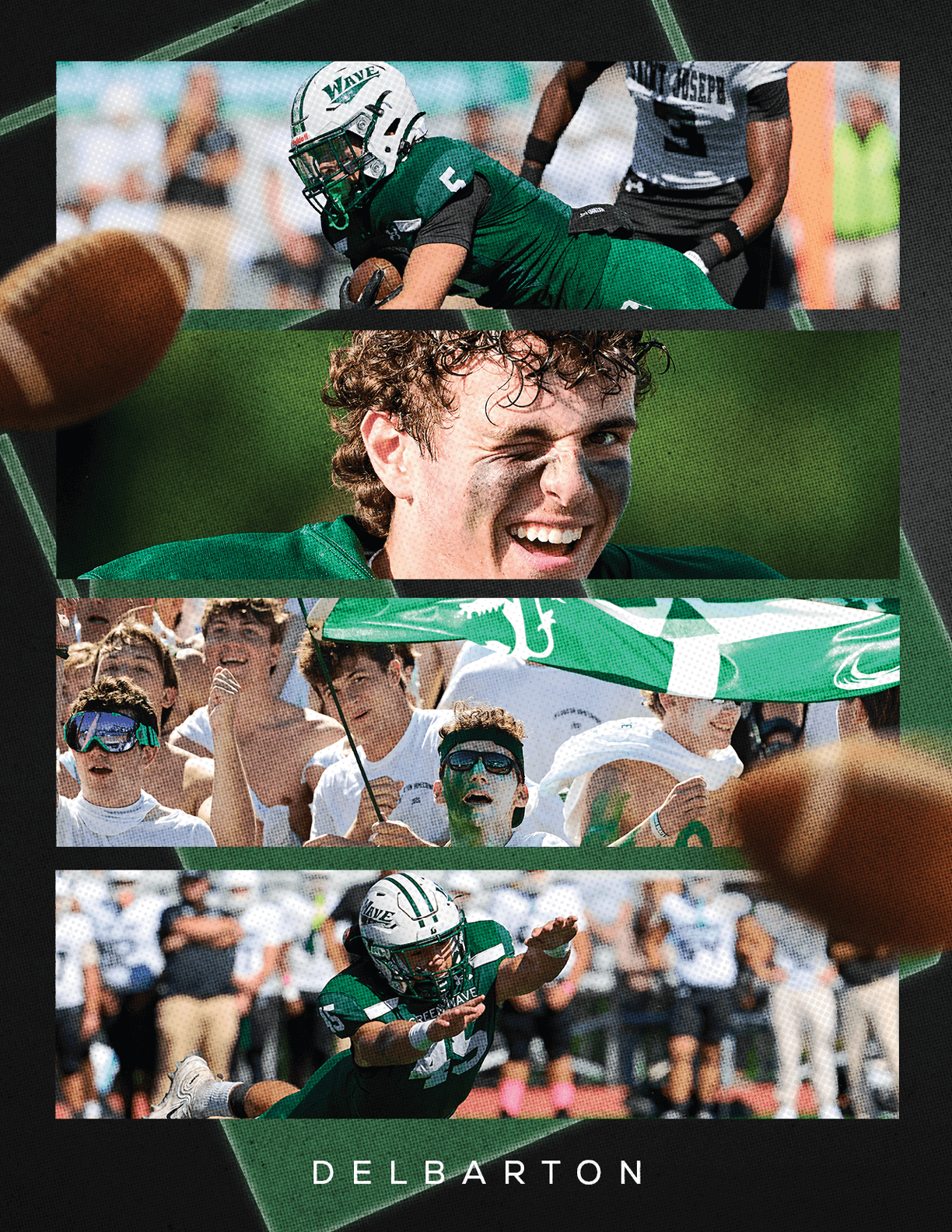 A poster for Mountain Vista's Players of the Game. Description generated by AI