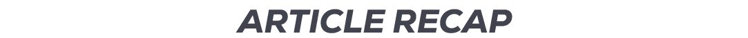 ARTICLE RECAP