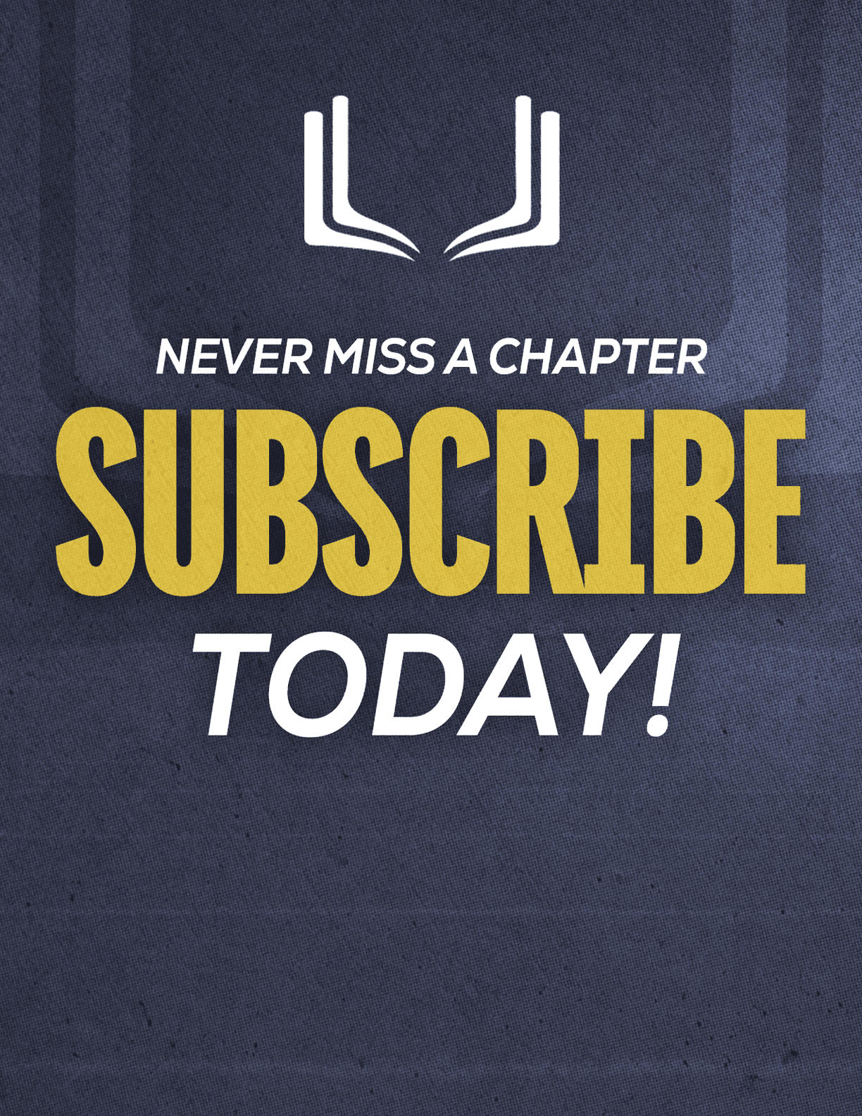 A sign encouraging people to subscribe to a newsletter. AI generated content