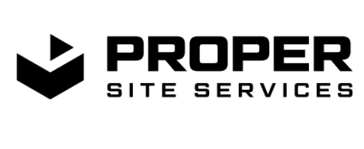 A logo for a website called Proper Site Services. AI generated content