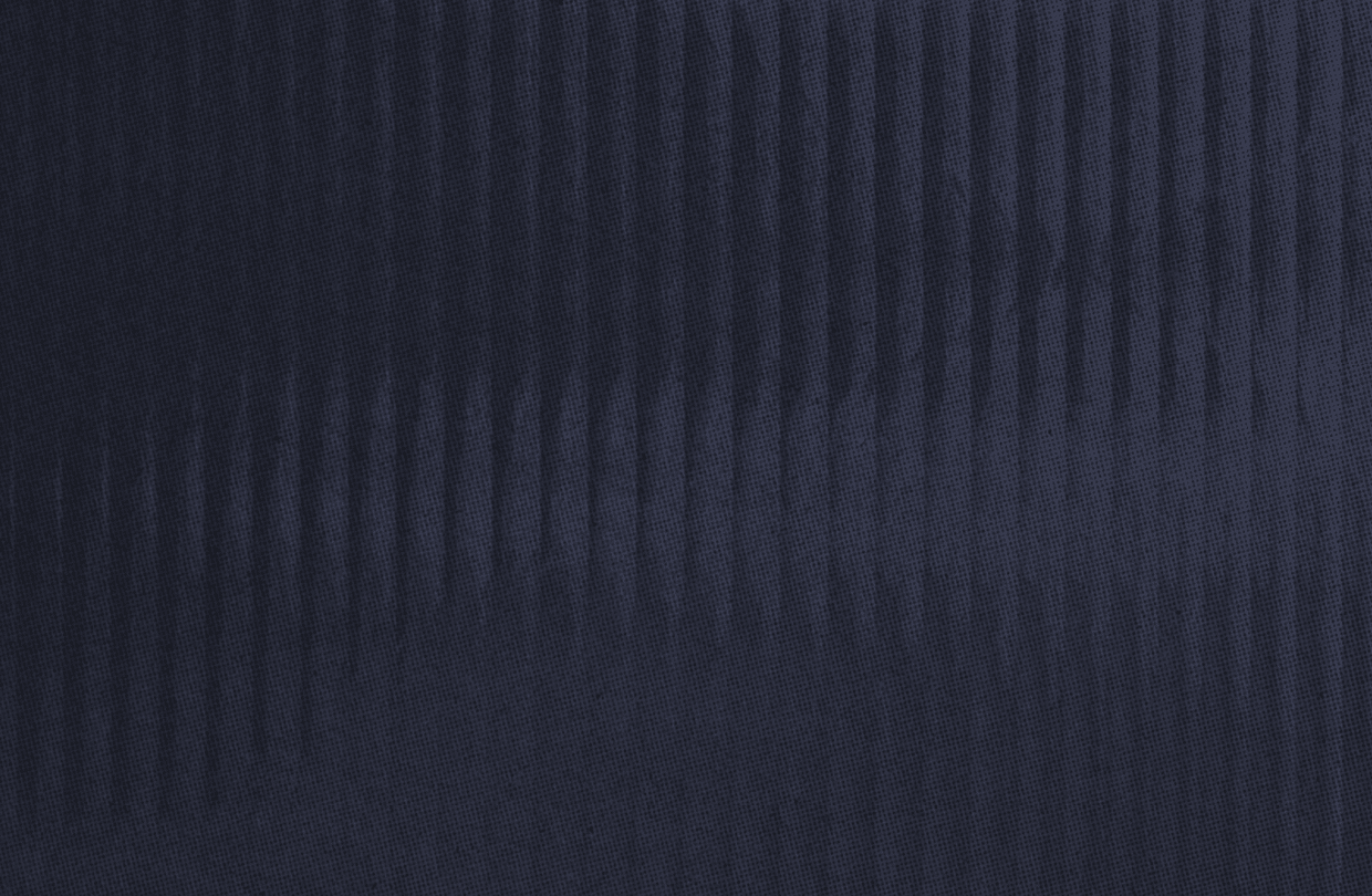 A blue cloth with a yellow border that says “Follow us on". AI generated content