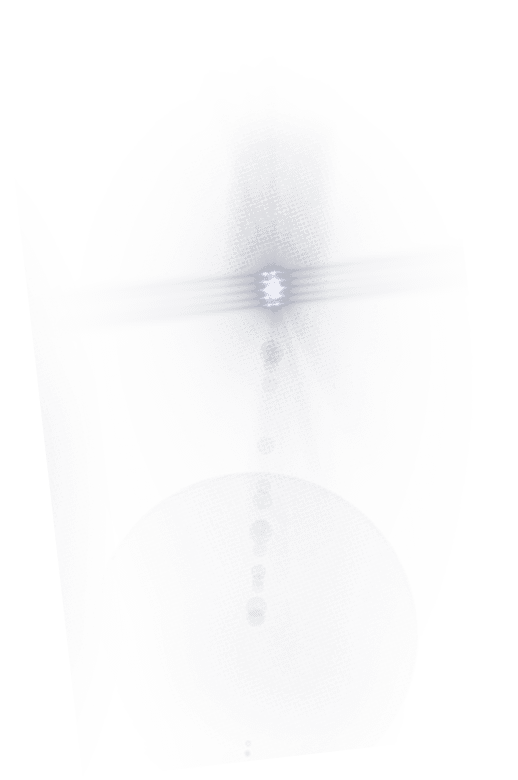 A collection of abstract shapes and figures, including a circle and a square, are displayed on a white background. AI generated content