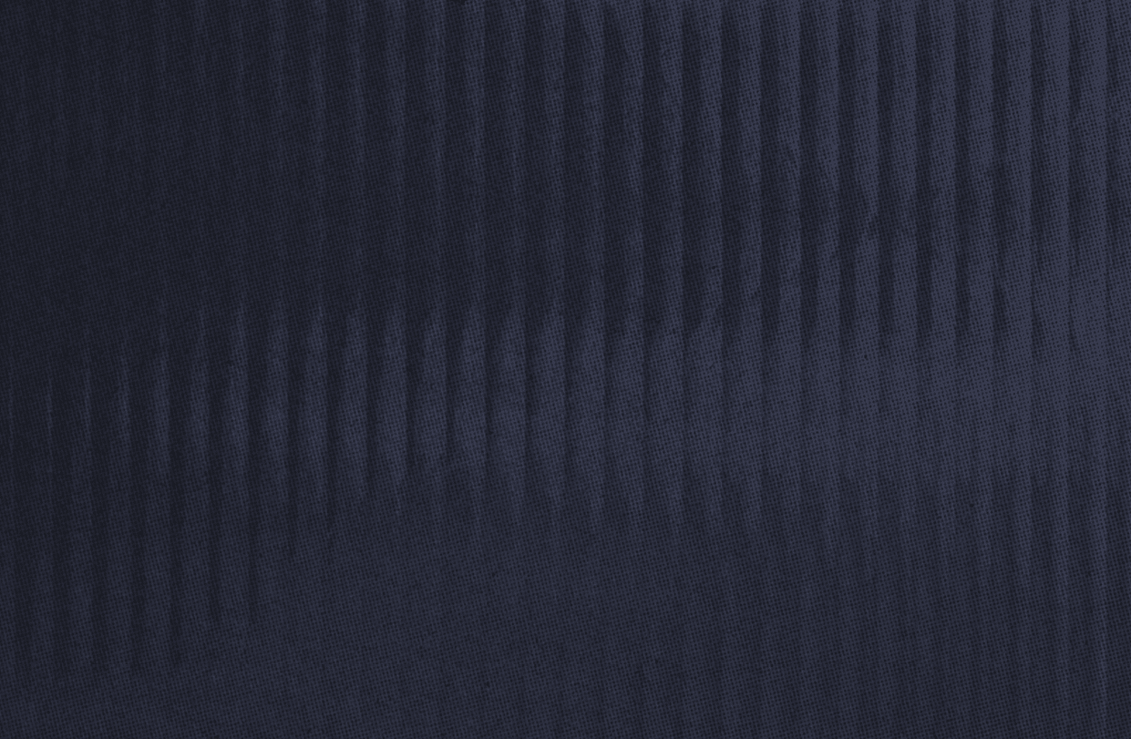 A blue cloth with a yellow border that says “Follow us on". AI generated content