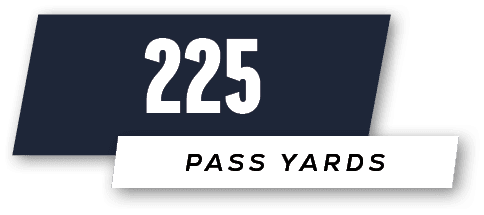 Pass yards,22