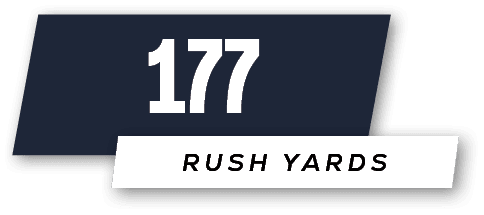 RUSH yards,17