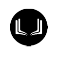 A black and white image of a book with a white letter “U" on the cover. AI generated content