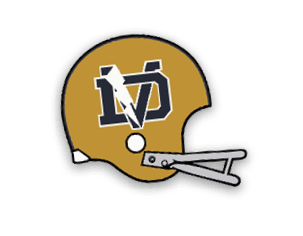 A stylized gold and black graphic featuring the letters “ND" intertwined in a bold, blocky font. Description generated by AI