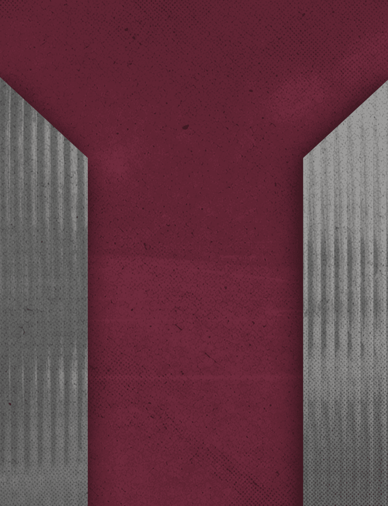 Three red and white stripes on a gray background. Description generated by AI