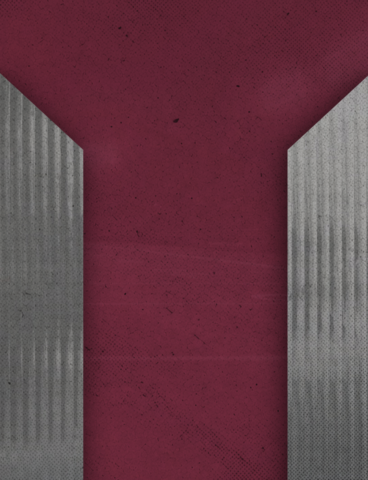 Three red and white stripes on a gray background. Description generated by AI
