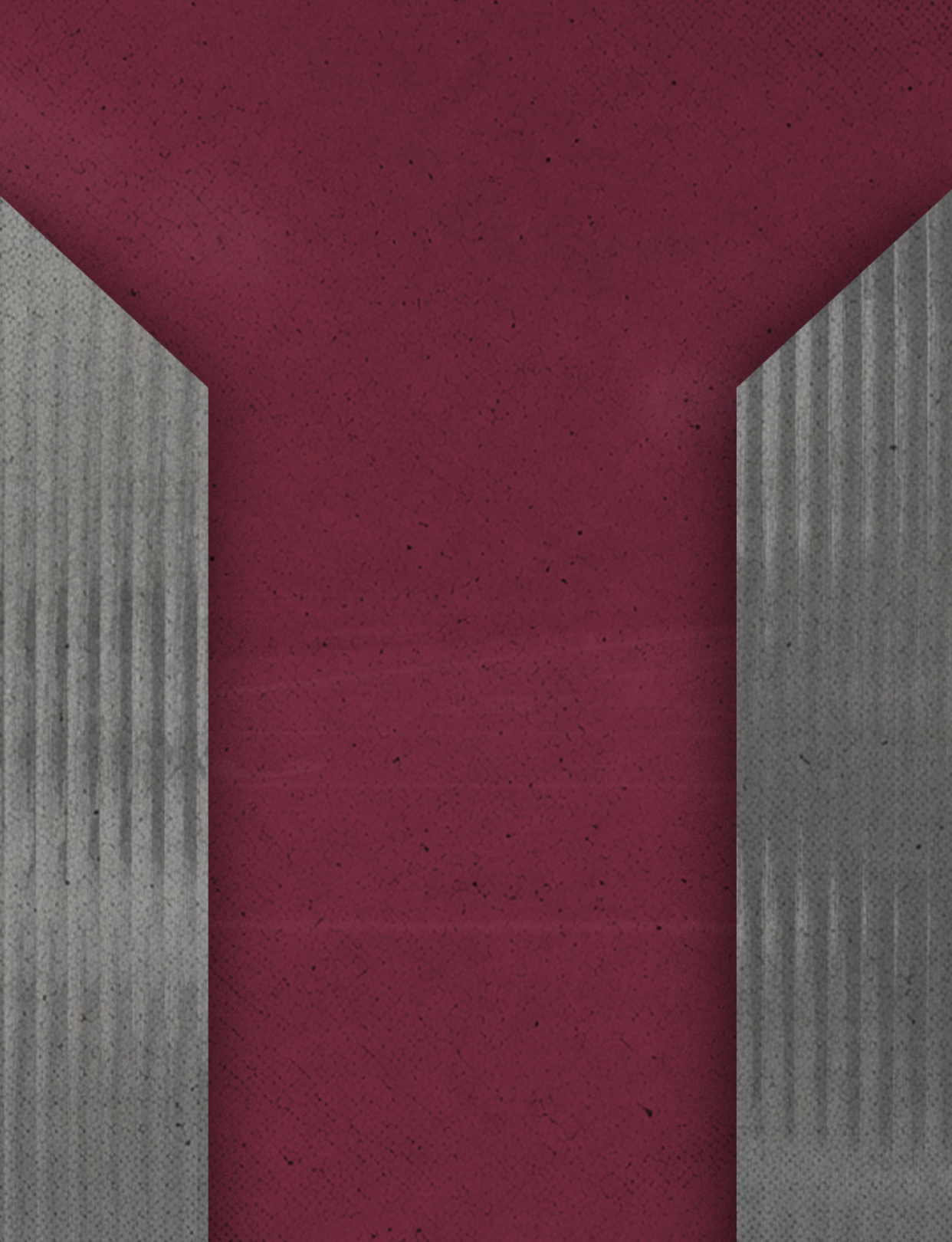 A red and white striped pattern on a gray background. Description generated by AI