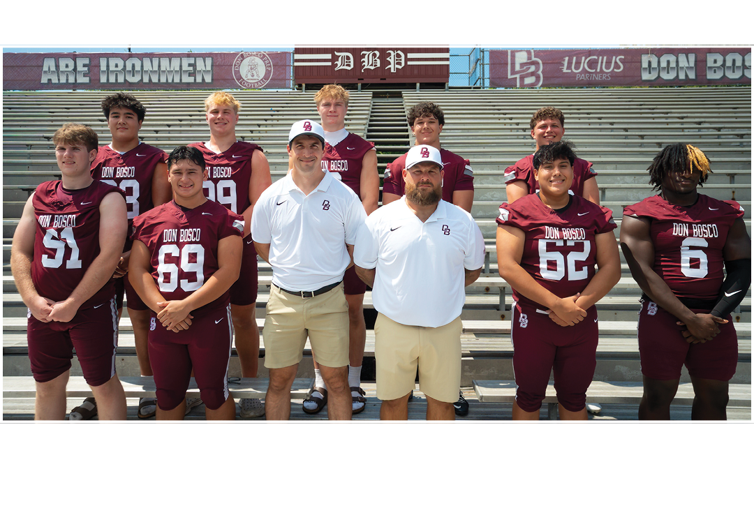 Left to right: Skennion, Zolnier, Coach Mistretta, Coach Chev, Munoz, Jean Marie Bayani, Hughes, O’Neil, Ekins, Zuena...