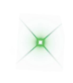 A yellow circle with a light shining in the middle. Description generated by AI