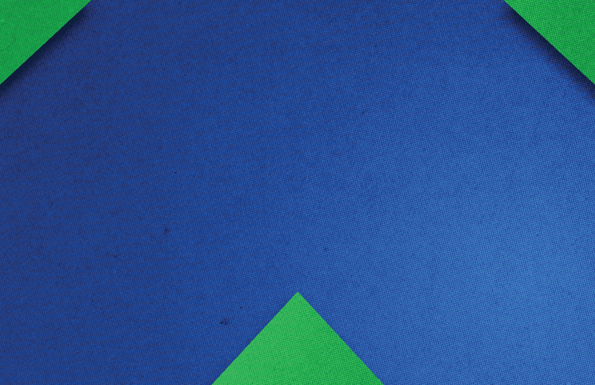 A blue and red triangular shape. Description generated by AI