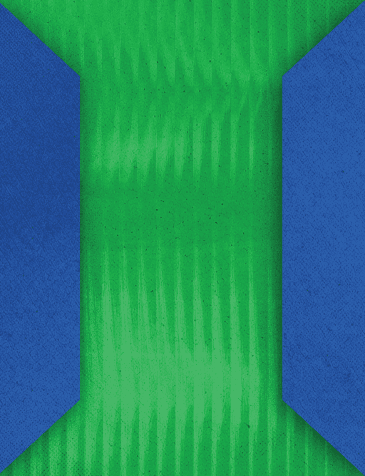 A blue and red tie with a red background. Description generated by AI