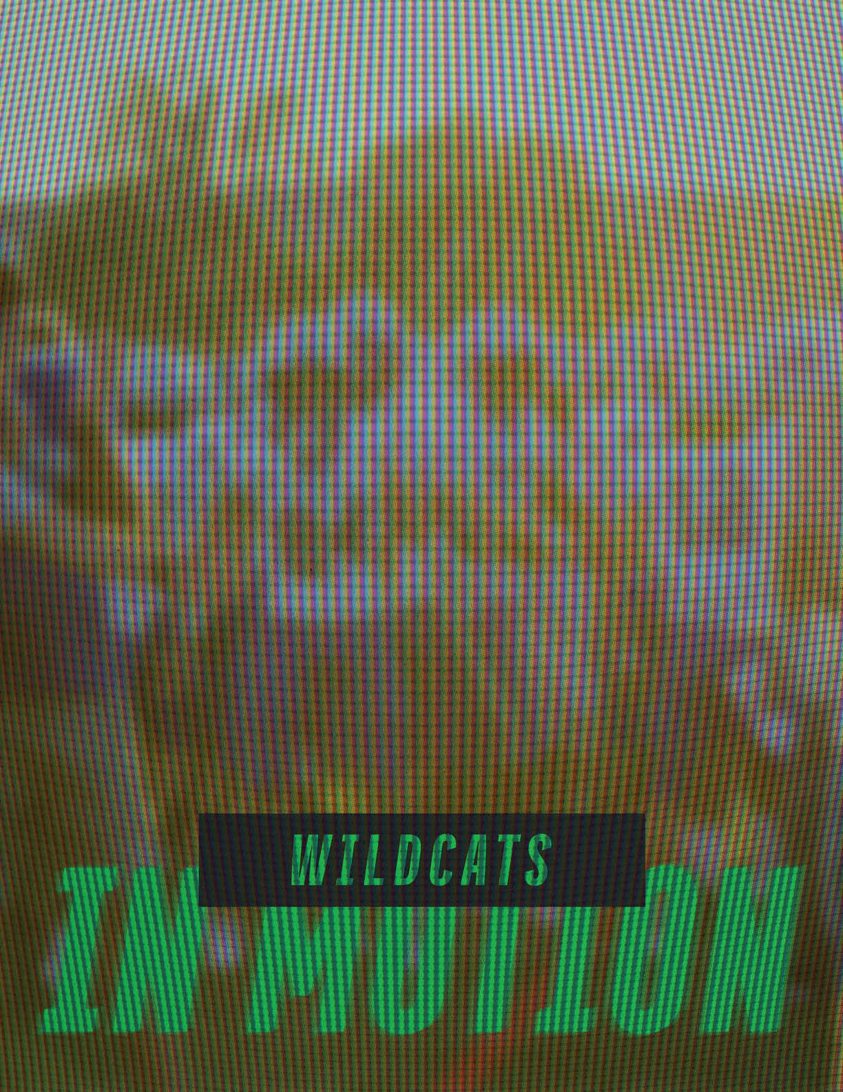 A football team in green and yellow uniforms. Description generated by AI