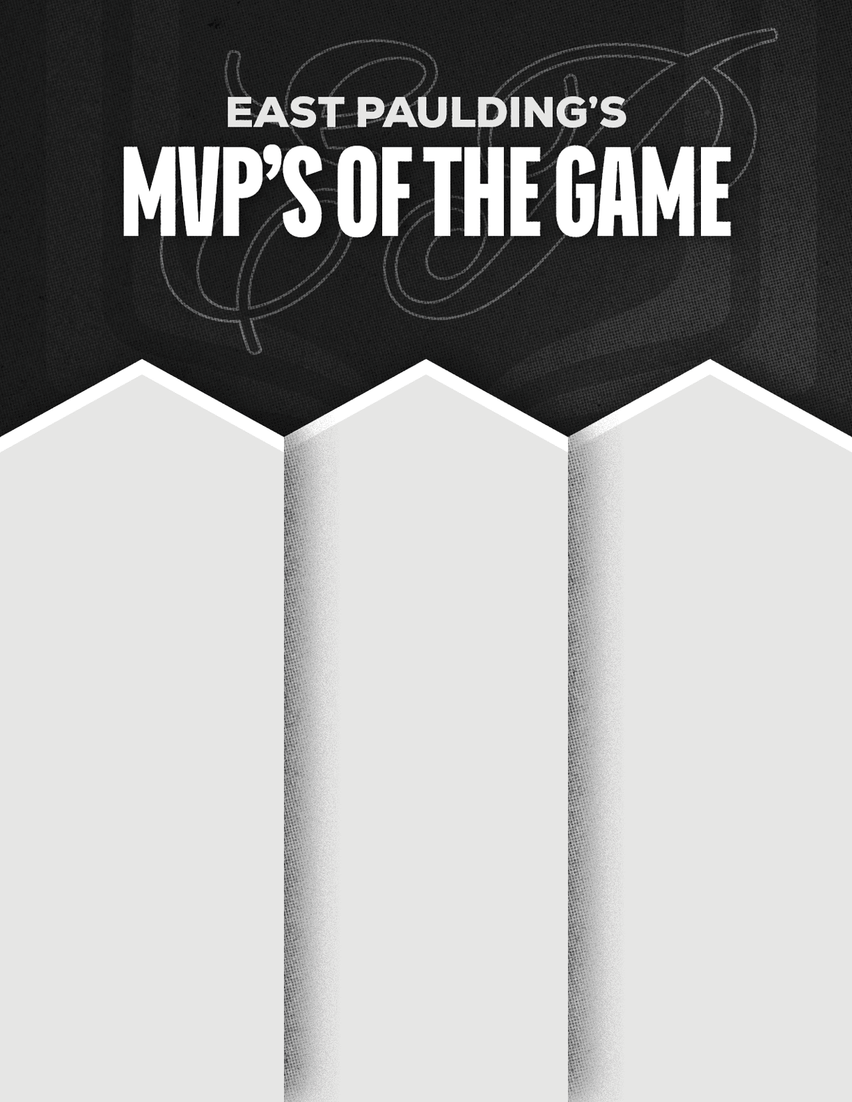 A red and blue poster with a white border. Description generated by AI
