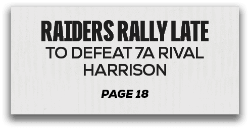 page 18,raiders rally late to defeat 7a rival harriso