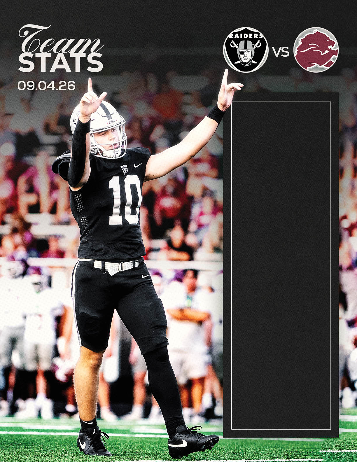 A football player is kicking a football. Description generated by AI