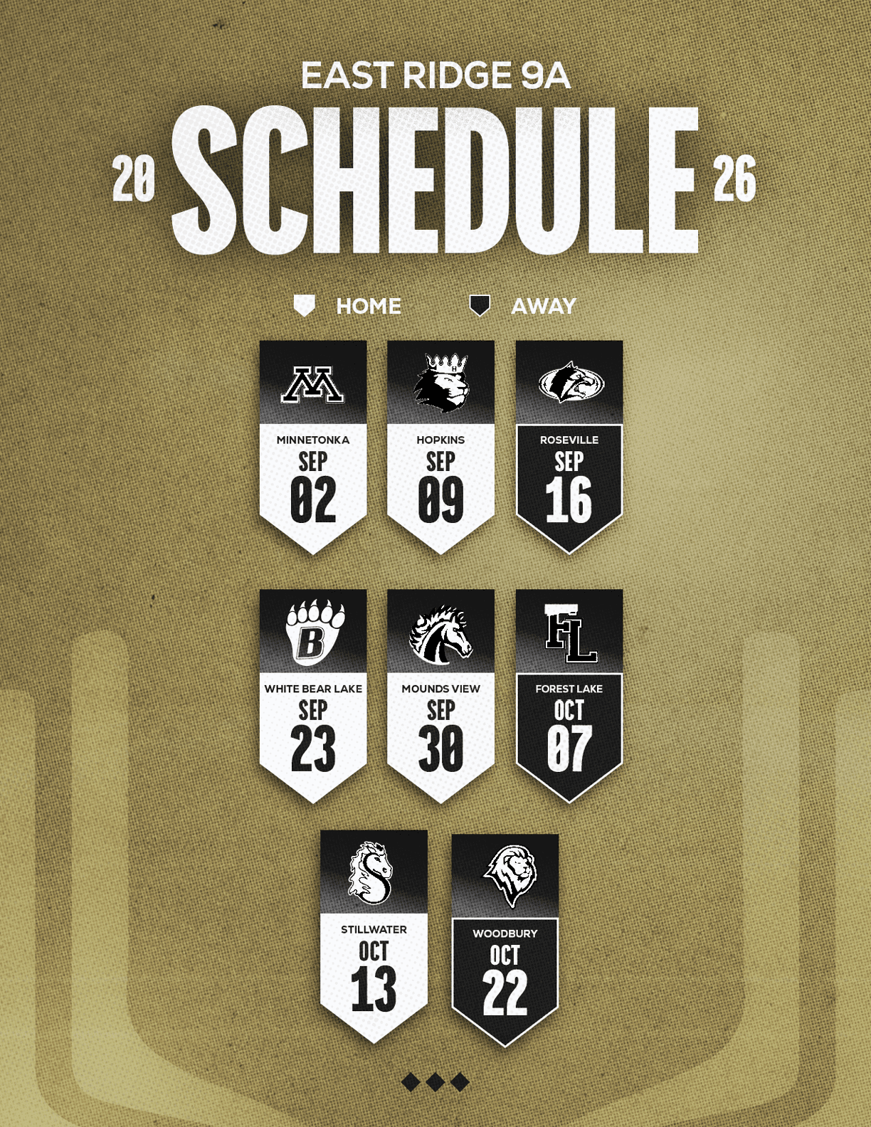 A football schedule for the 2014 season. Description generated by AI