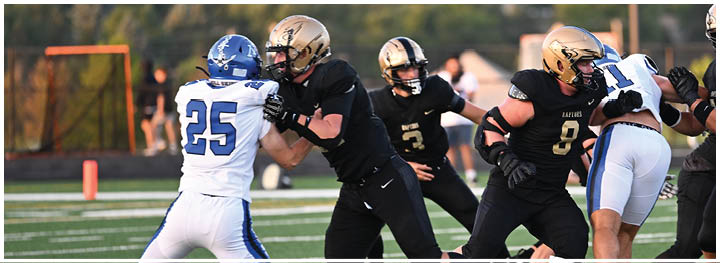 A football player is sliding on the ground. Description generated by AI
