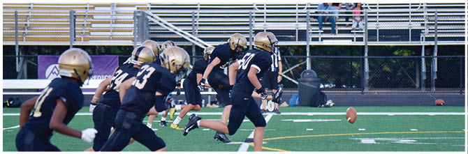 A football player is sliding on the ground. Description generated by AI
