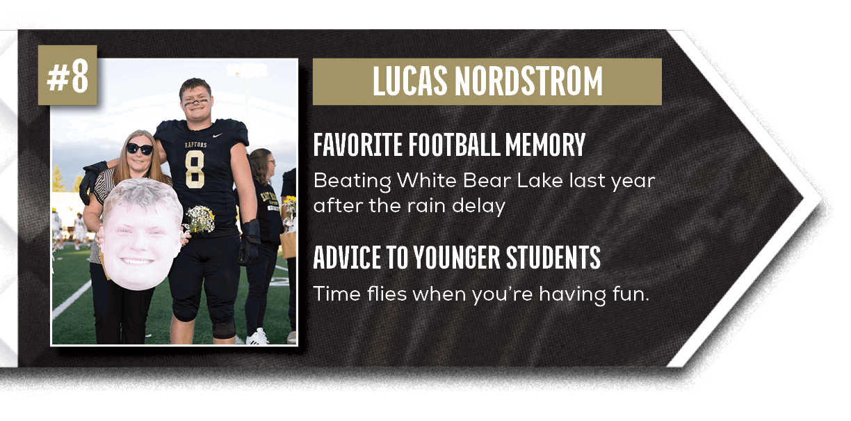 Time flies when you’re having fun.,Beating White Bear Lake last year after the rain delay,ADVICE TO YOUNGER STUDENTS,...