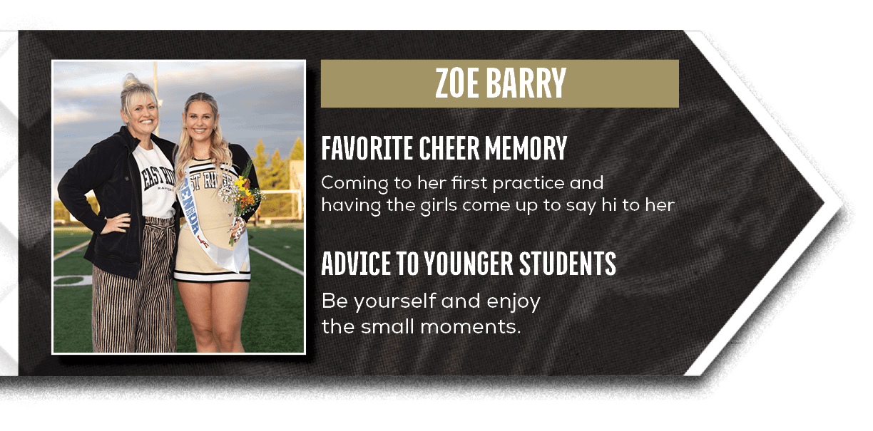 Be yourself and enjoy the small moments.,Coming to her first practice and having the girls come up to say hi to her,A...