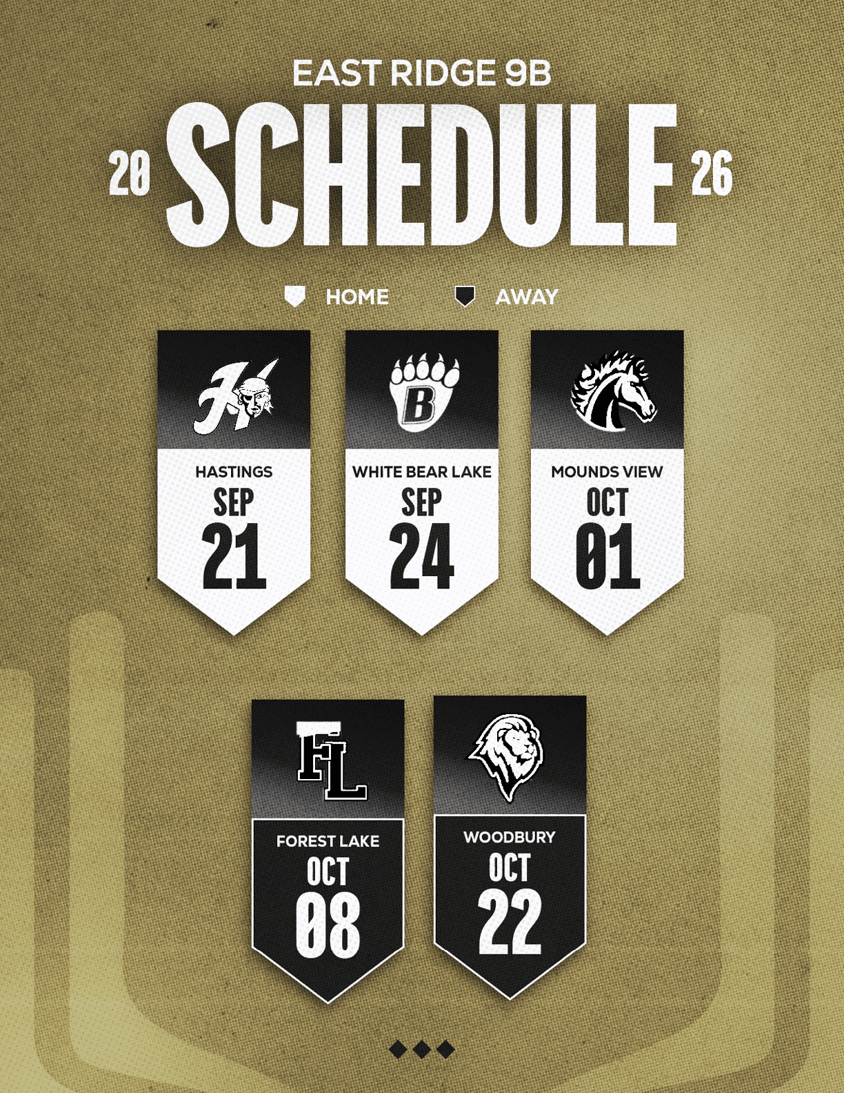 A football schedule for the 2014 season. Description generated by AI