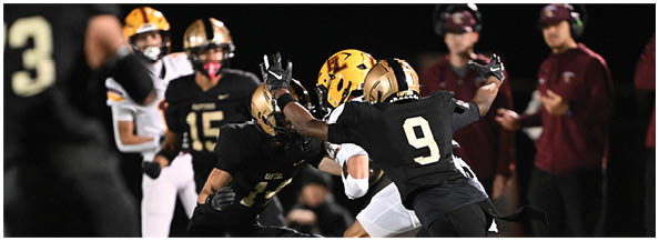 A football player is sliding on the ground. Description generated by AI
