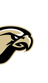 A stylized graphic of a bird's head in black and gold colors with bold, angular lines. Description generated by AI