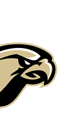 A stylized graphic of a bird's head in black and gold colors with bold, angular lines. Description generated by AI