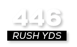 RUSH YDS,44