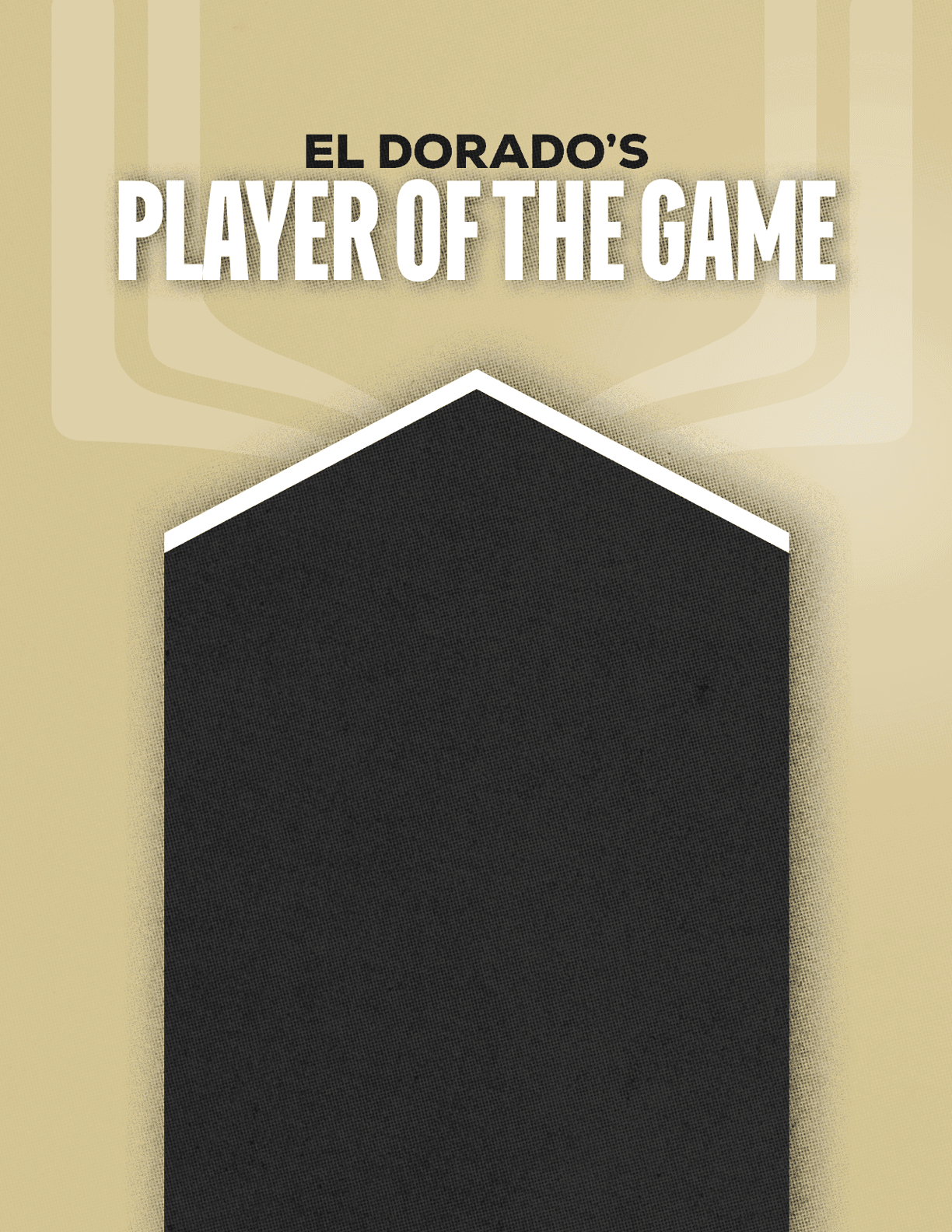 A red and black poster with the words “Sun Prairie East's Players of the Game" written on it. Description generated by AI