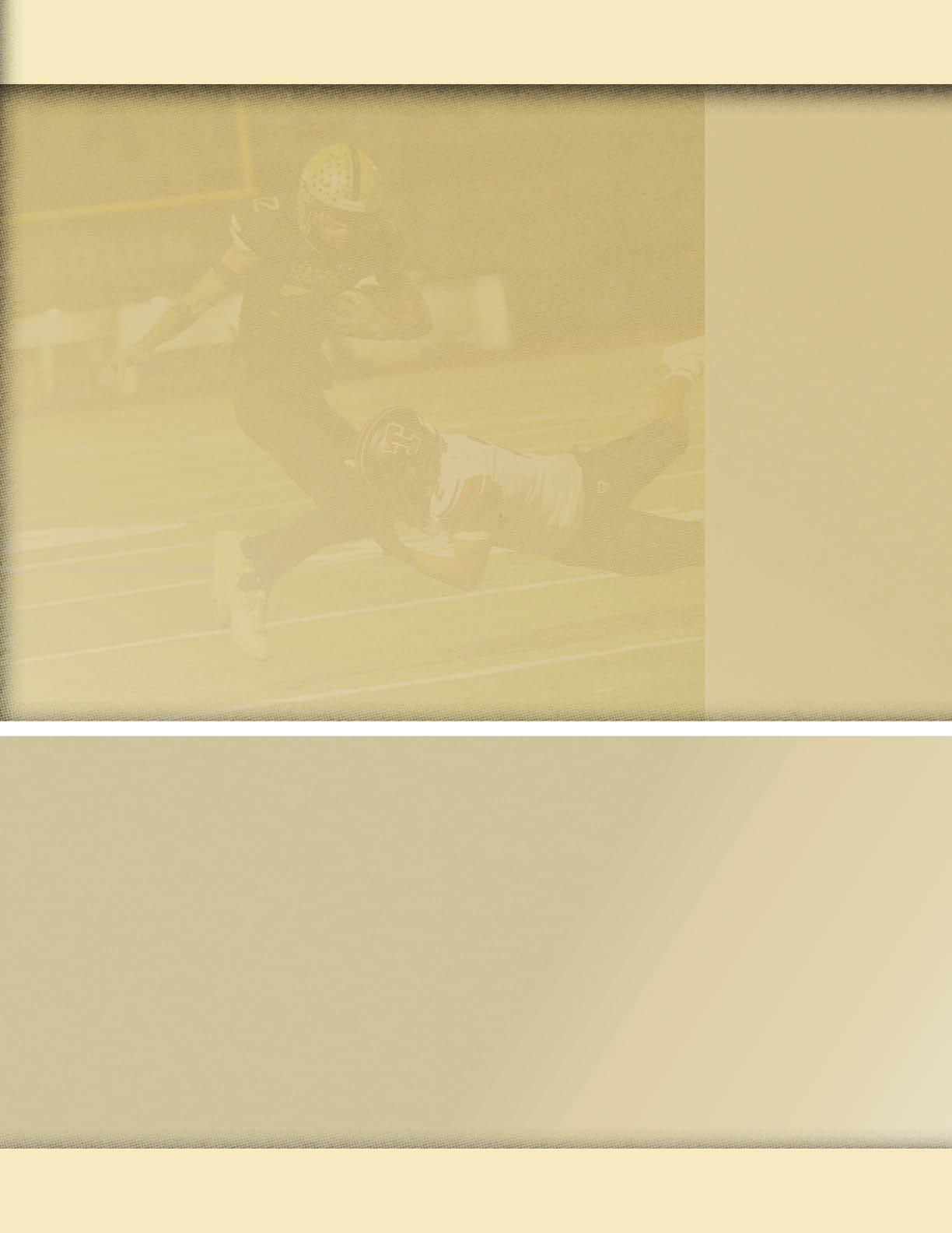 A football player is running with the number 14 on his jersey. Description generated by AI