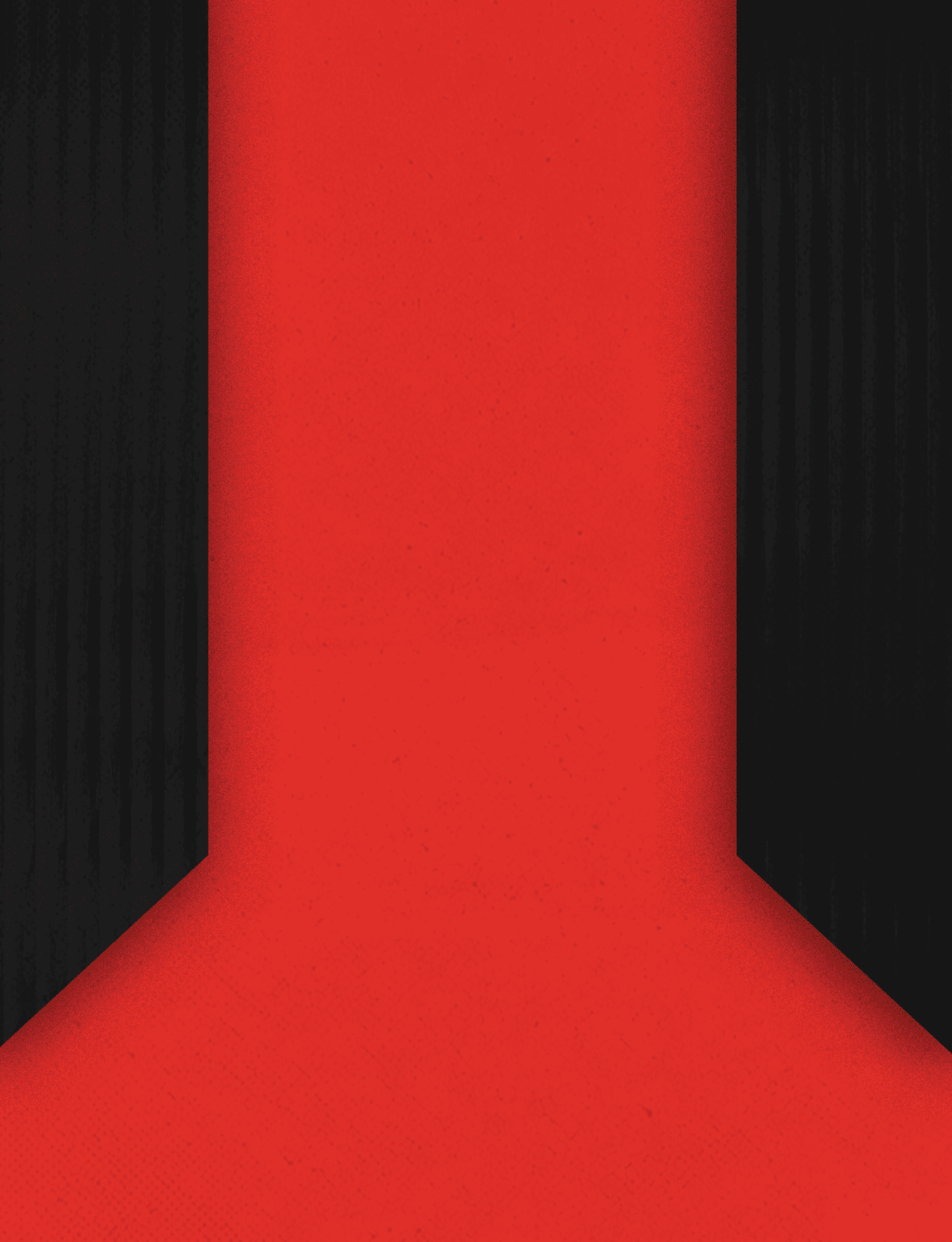 A red and black sign with the letter R. Description generated by AI