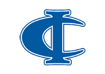 A logo with a pirate hat on it. Description generated by AI