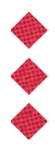 A black and white image of a circle with a red dot in the middle. Description generated by AI