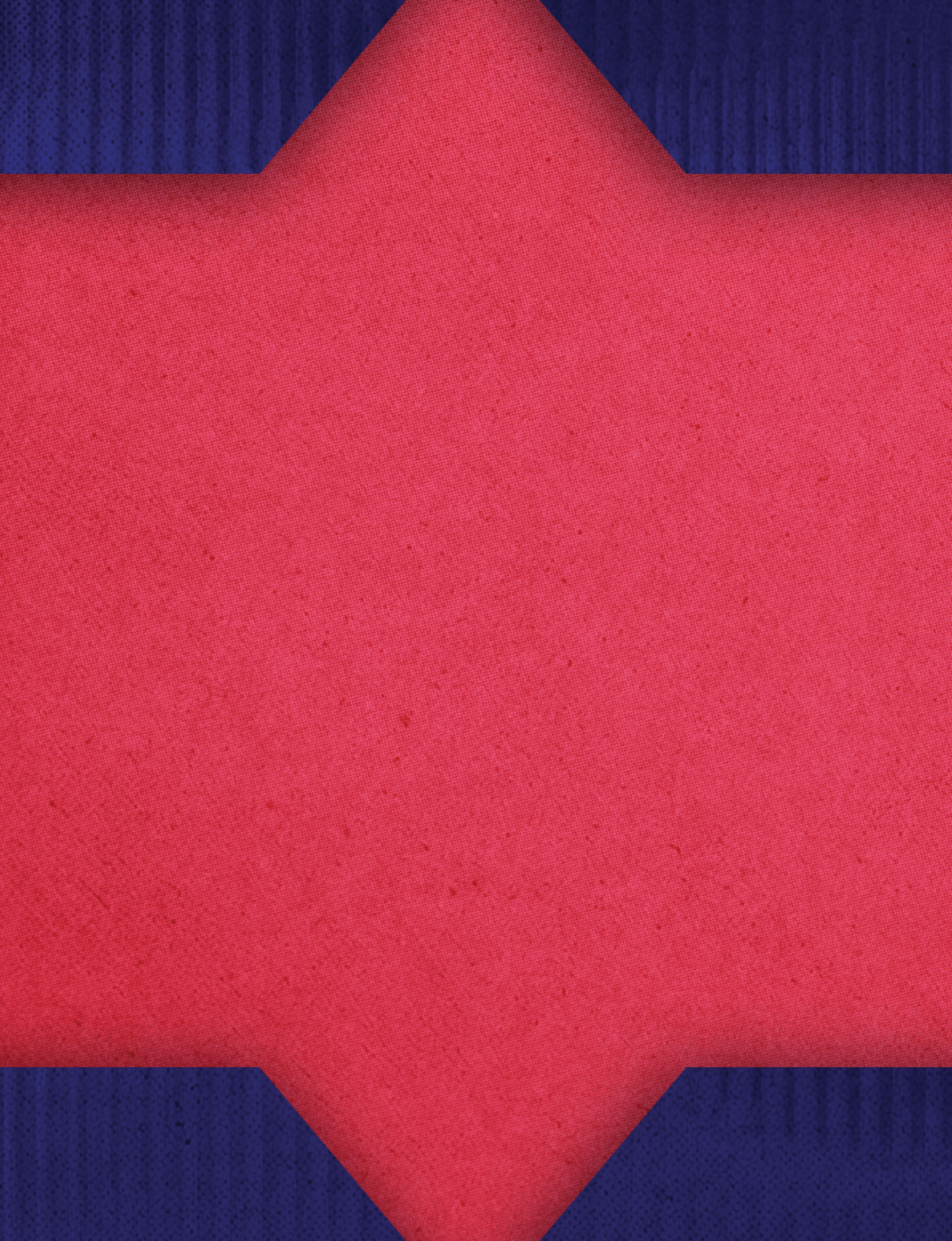 A red and blue striped cloth with a red background. Description generated by AI