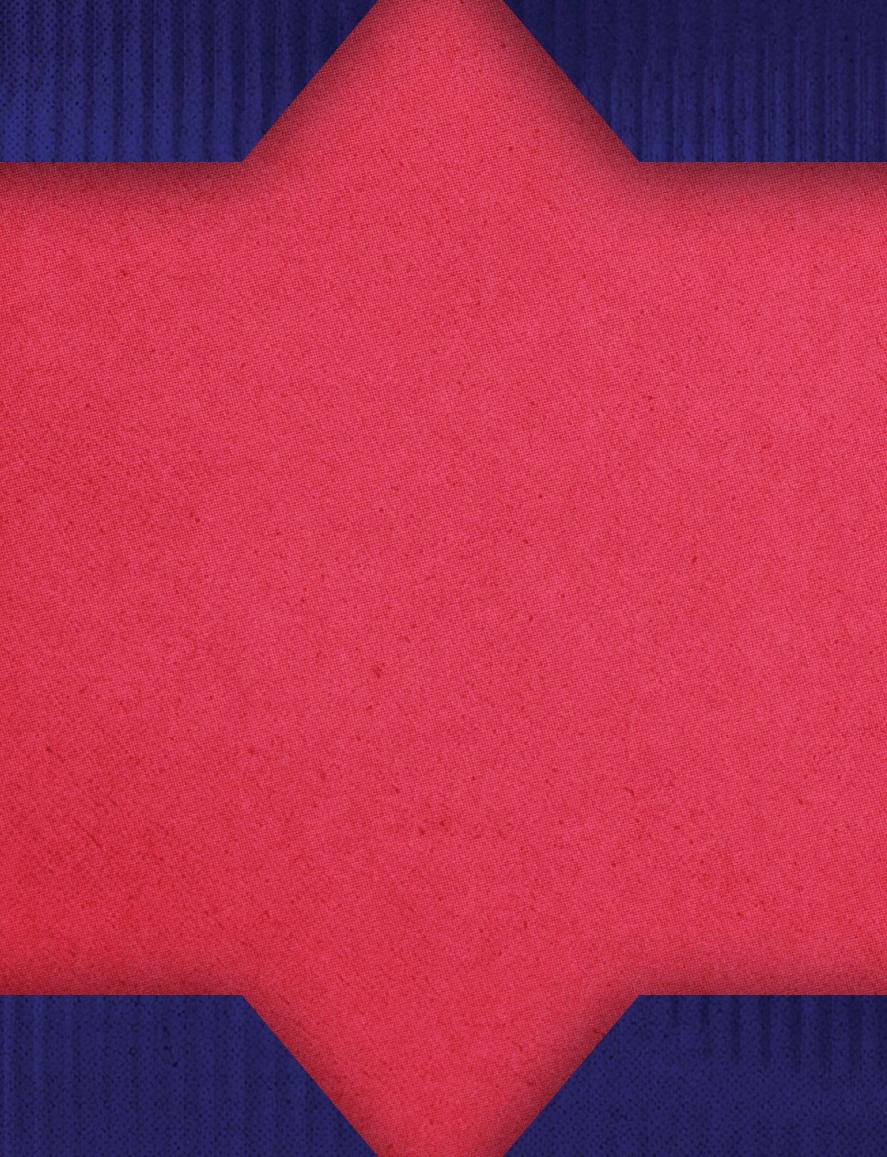 A red and blue striped cloth with a red background. Description generated by AI