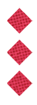 A black and white image of a circle with a red dot in the middle. Description generated by AI