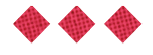 A black and white image of a circle with a red dot in the middle. Description generated by AI