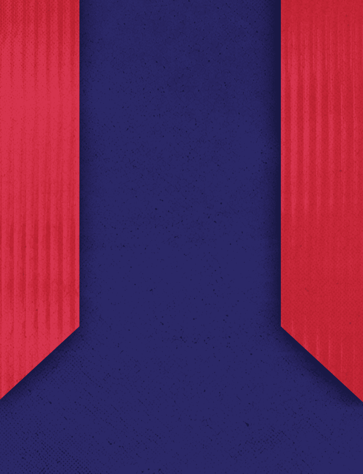 Three red and blue stripes. Description generated by AI
