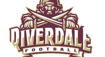 A stylized sports logo featuring a hand gripping a sword above the bold text “ERDALE" with smaller text below partially visible, likely related to football. Description generated by AI