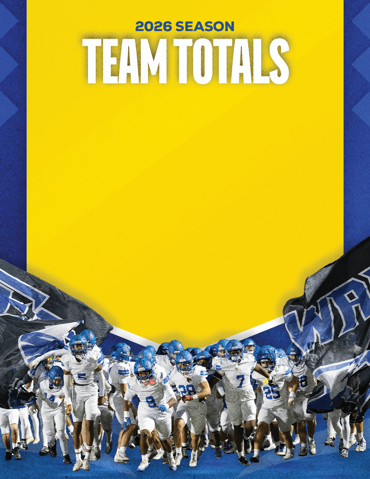 A group of football players standing on a field. Description generated by AI